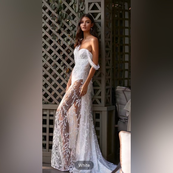 New Boho Lace Wedding Dress